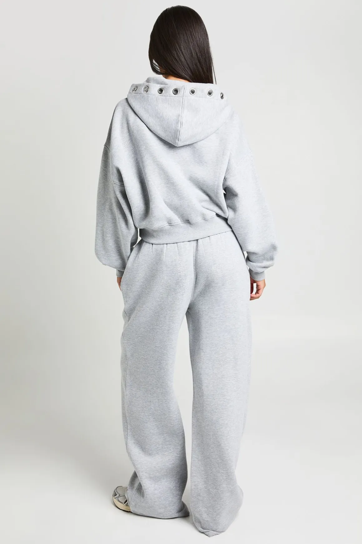 Jogger Jambe Droite À Détail Œillets