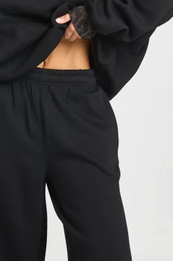 Jogger Jambe Droite À Poches Contrastées Imprimé Léopard