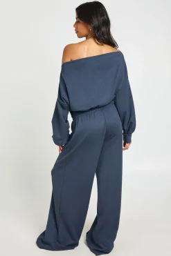 boohoo Jogger Jambe Droite Taille Fine Toucher Doux<Femme Pantalons|Athleisure