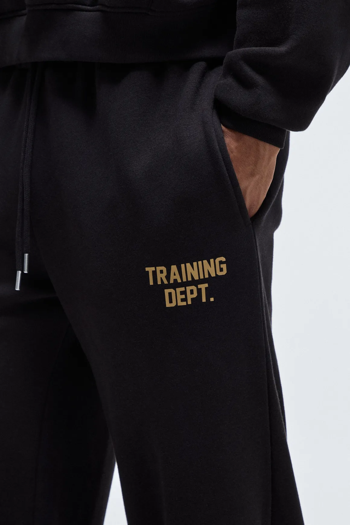 Jogger Jambe Large Doré Training Dept