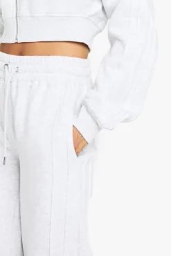 Jogger à jambes droites avec détails de couture