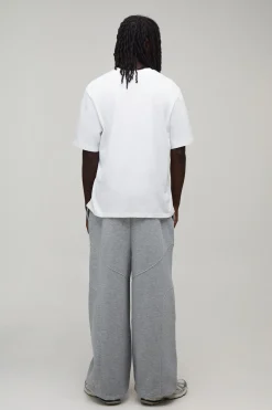 Jogger À Jambe Ultra Large Avec Coutures Apparentes Et Cordon De Serrage À L'Ourlet