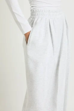 boohoo Jogger long à taille haute, détails plissés et jambe droite<Femme Pantalons|Athleisure