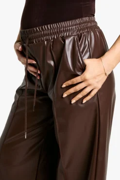 Jogger Maternité à Taille Élastiquée en synthétique et à Jambes Larges