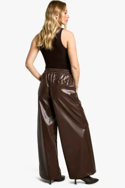 Jogger Maternité à Taille Élastiquée en synthétique et à Jambes Larges