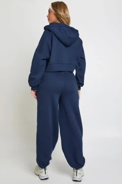 boohoo Jogger à ourlets retroussés et sweat à capuche zippé, survêtement 3 pièces<Femme Survêtements|Survêtements