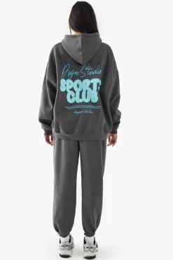 Jogger Oversize À Revers Avec Slogan Bubble Sport Dsgn Studio