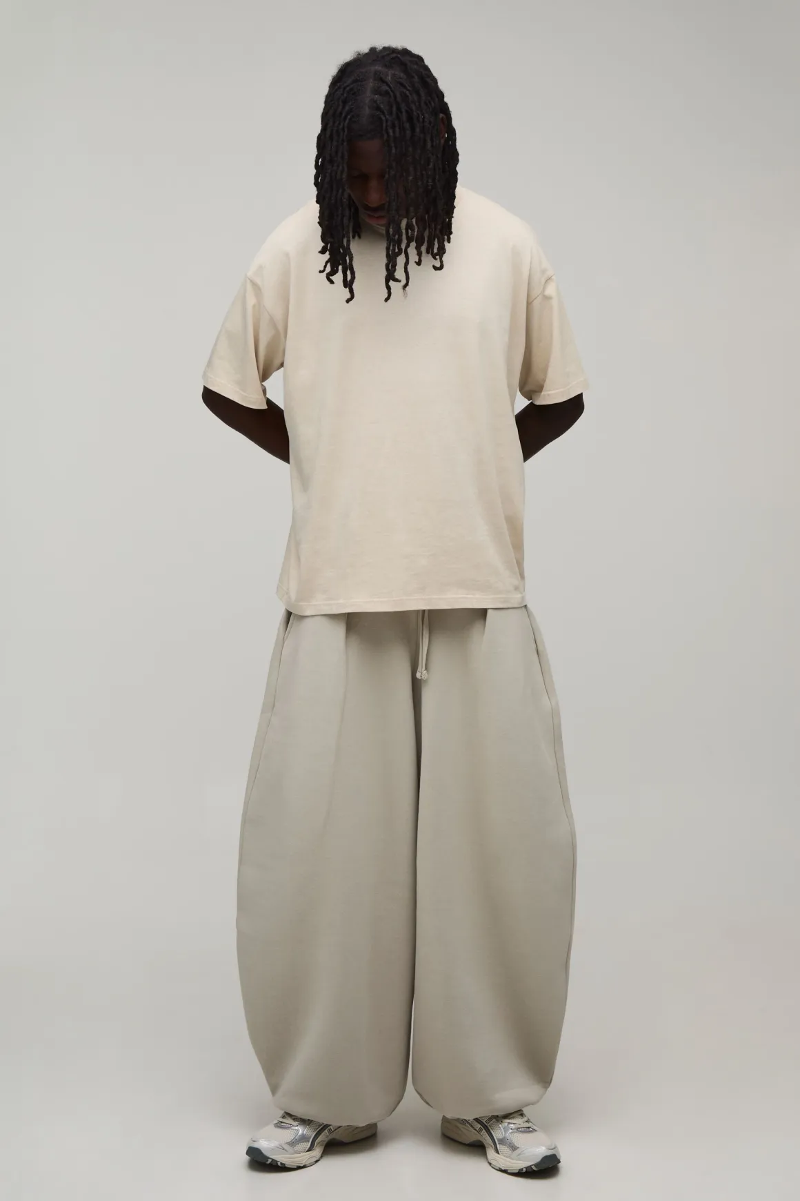 Jogger Plissé Coupe Ballon