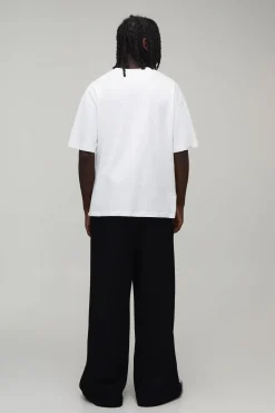 boohooMAN Jogger Plissé À Jambe Extra Large<Homme Jogging|Tout Afficher