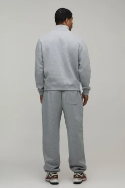 Jogger À Revers Avec Coutures Apparentes Et Broderie Coupe Regular