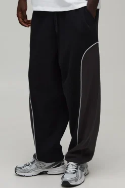 Jogger À Revers Coupe Ample Avec Empiècements