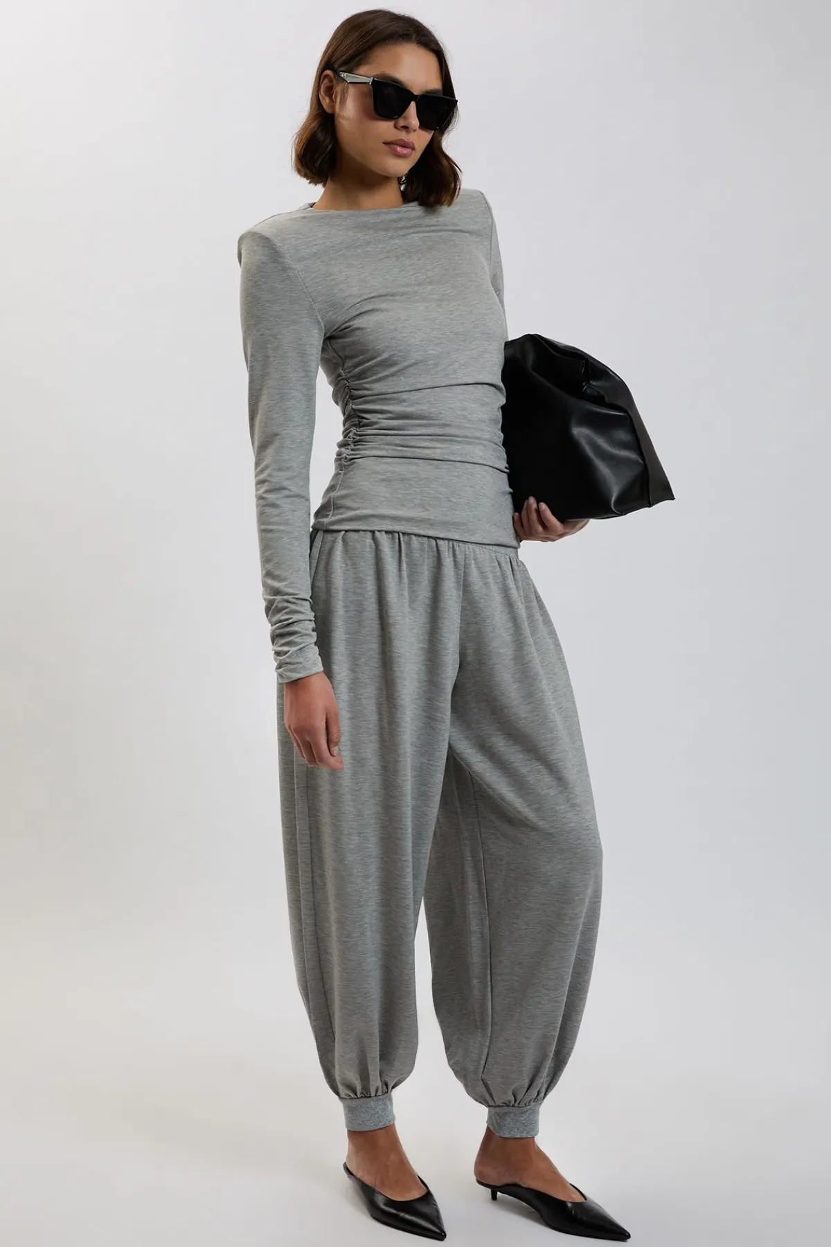 KarenMillen Joggers Ballon Larges En Jersey De Viscose<Femme Pantalons|Loungewear