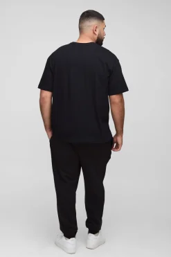 boohooMAN Joggers basiques slim fit grande taille<Homme Tout Afficher|Jogging