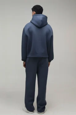boohooMAN Jogger Scuba Droit Taille Haute<Homme Tout Afficher|Jogging