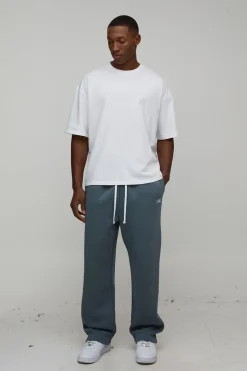 Joggers à entrejambe tombante Script pour homme oversize