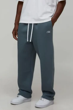 Joggers à entrejambe tombante Script pour homme oversize