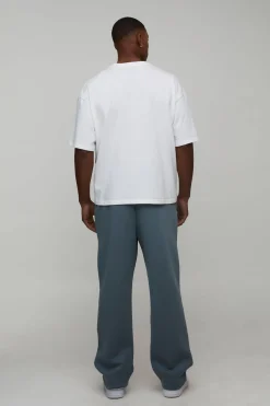 Joggers à entrejambe tombante Script pour homme oversize
