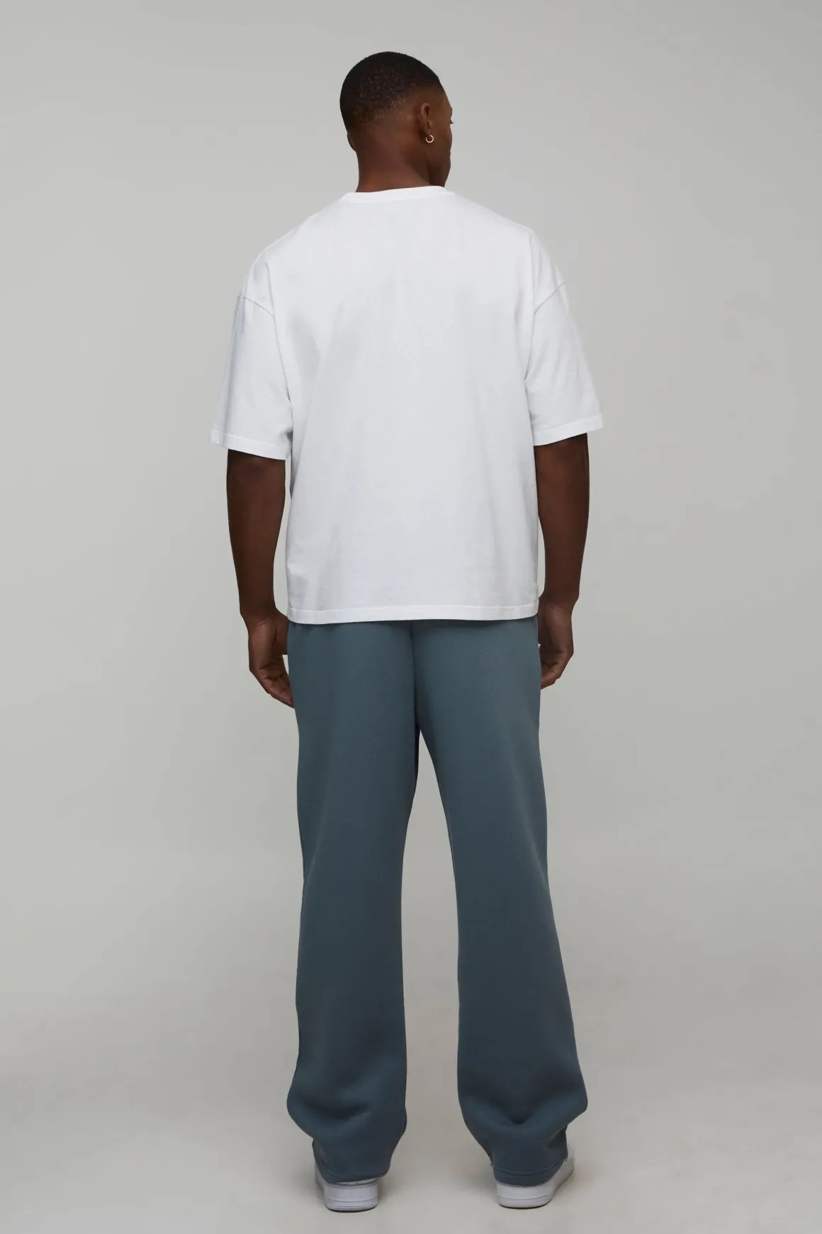 Joggers à entrejambe tombante Script pour homme oversize