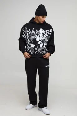Joggers Graphiques Worldwide à Coupe Décontractée