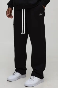 Joggers homme Baggy Script à entrejambe tombante