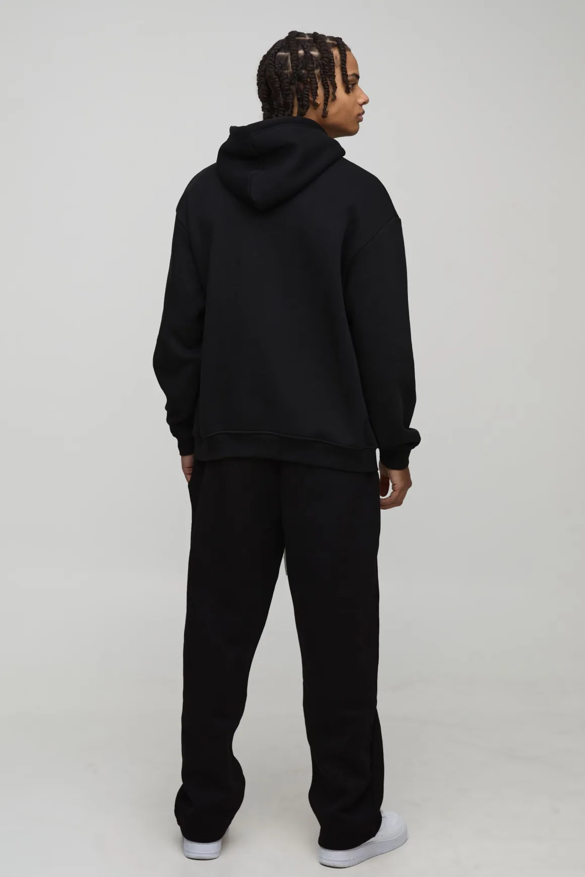Joggers homme Baggy Script à entrejambe tombante