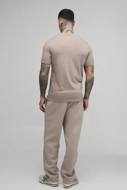 boohooMAN Joggers Homme Grande Taille Coupe Ample Baggy À Entrejambe Bas Avec Inscription<Homme Tout Afficher|Jogging