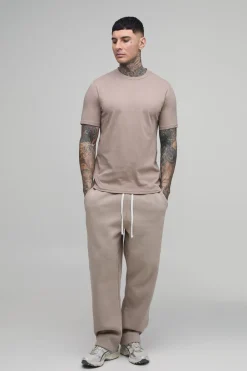 boohooMAN Joggers Homme Grande Taille Coupe Ample Baggy À Entrejambe Bas Avec Inscription<Homme Tout Afficher|Jogging