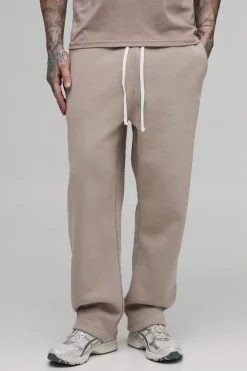 boohooMAN Joggers Homme Grande Taille Coupe Ample Baggy À Entrejambe Bas Avec Inscription<Homme Tout Afficher|Jogging