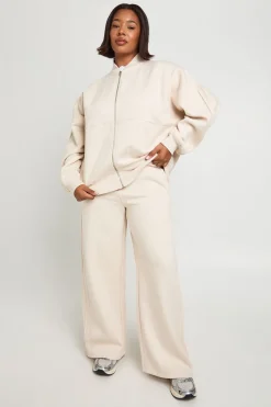 boohoo Joggers à jambes larges pintuck Plus<Femme Pantalons|Joggings