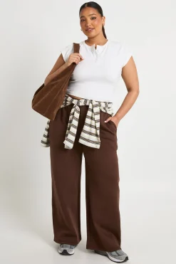 boohoo Joggers à jambes larges Plus<Femme Pantalons|Joggings