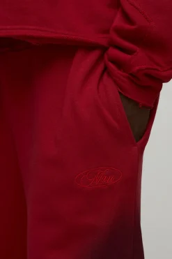 Joggers Loopback spray lavé, coupe décontractée, appliqué étoile et jambes évasées