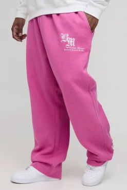 Joggers Oversize Homme à Appliqué Plus