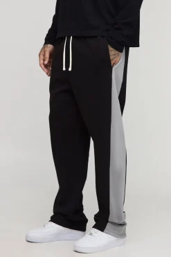 Joggers oversize à panneau et entrejambe tombée