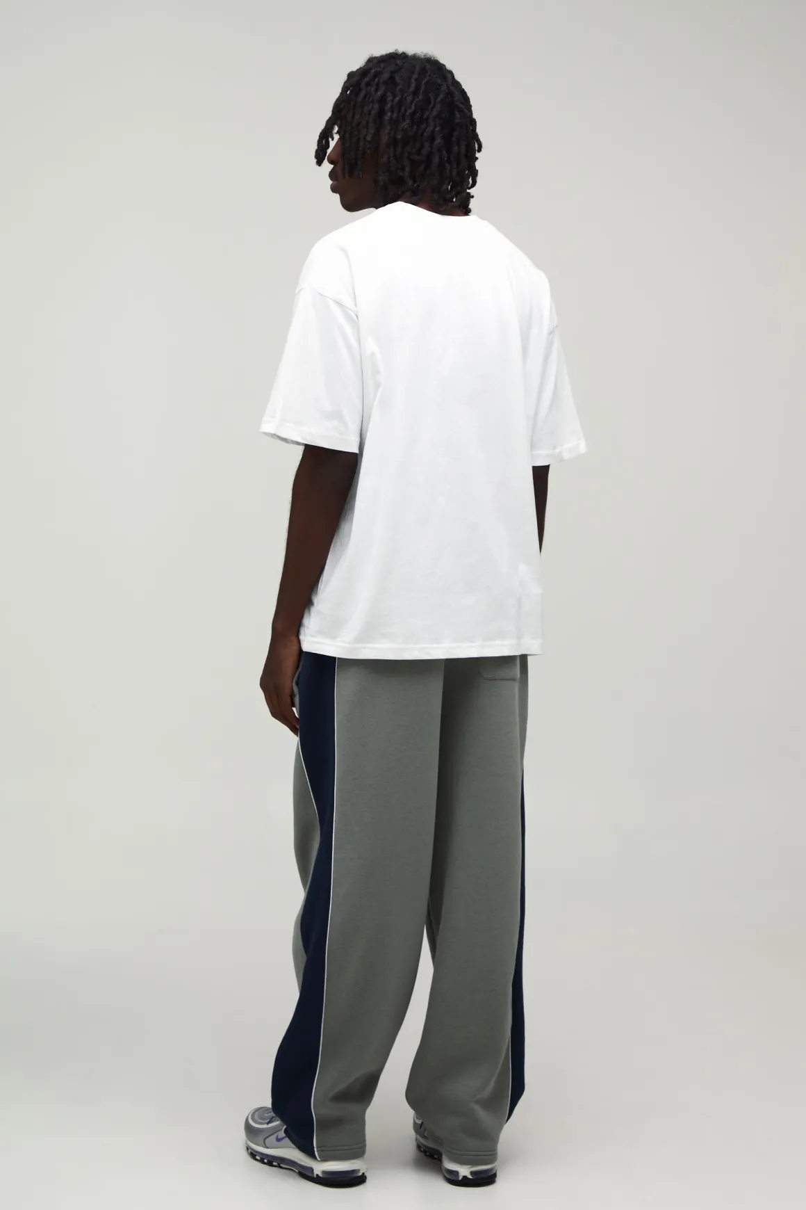 Joggers Panneaux Délavés Coupe Ballon