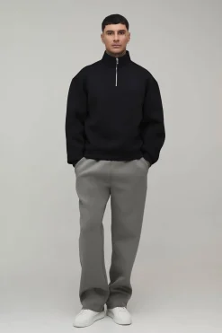 Joggers Scuba Thermocollé Coupe Ample Décontractée Tall