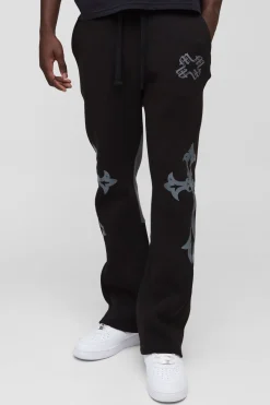 boohooMAN Joggers Slim Fit avec empiècement croisé<Homme Joggings|Jogging