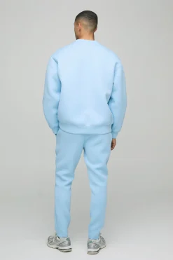 Joggers Slim Taperés en Scuba Bondé
