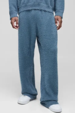 Joggers tricotés super moelleux à coupe décontractée