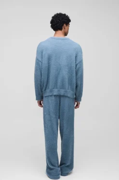 Joggers tricotés super moelleux à coupe décontractée