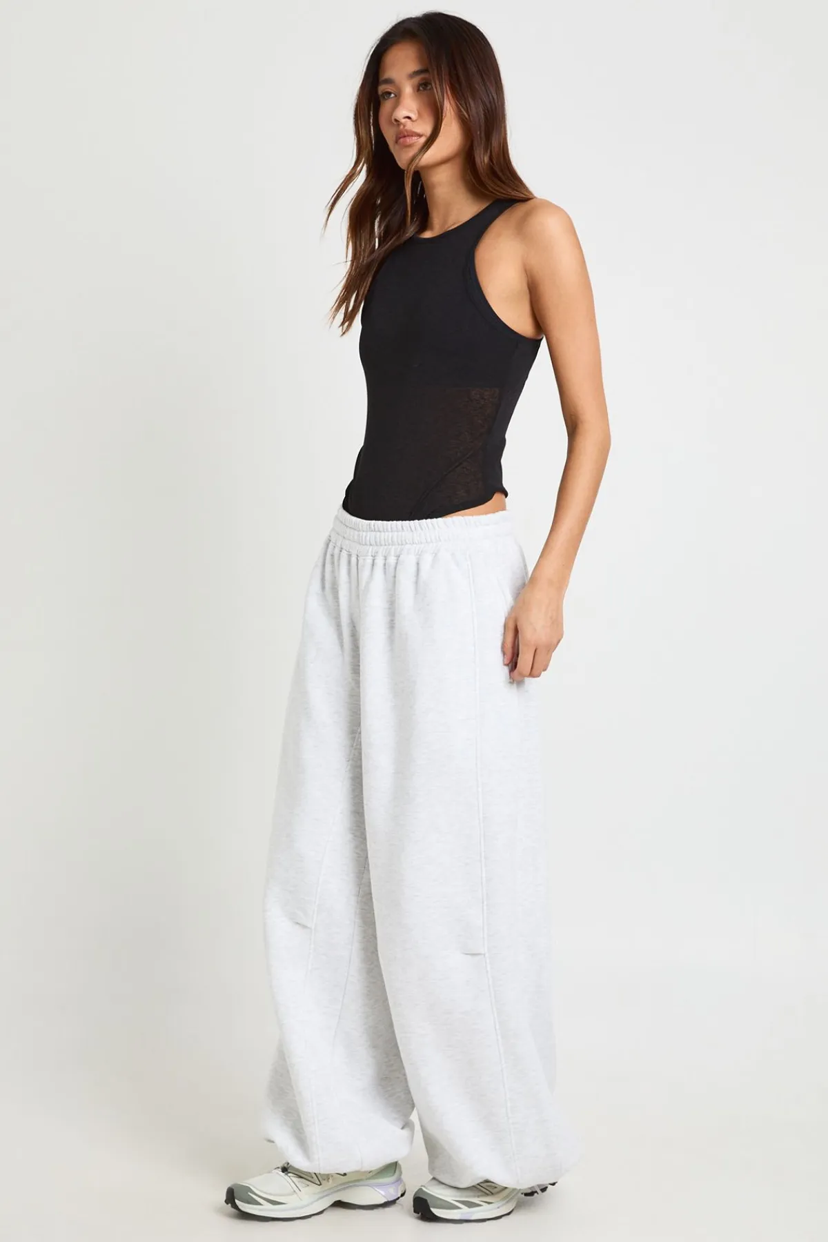 boohoo Jogger Super Oversize À Revers Ajustables<Femme Pantalons|Athleisure