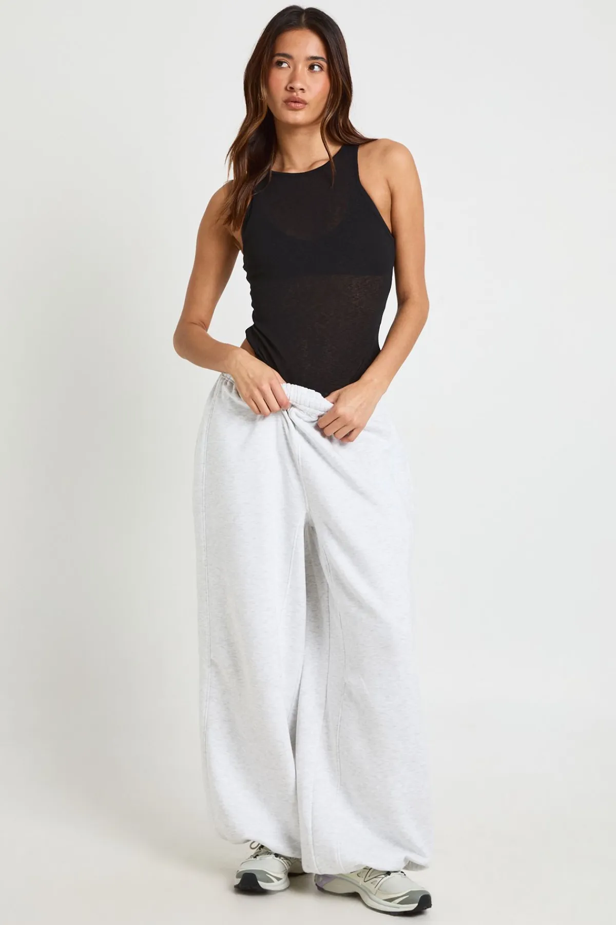 boohoo Jogger Super Oversize À Revers Ajustables<Femme Pantalons|Athleisure