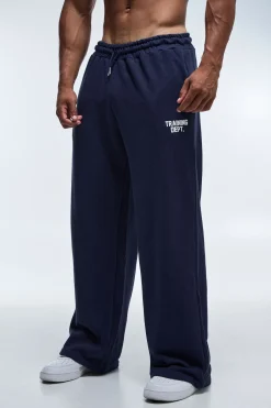 boohooMAN Jogger Training Dept À Jambe Large En Molleton Bouclette<Homme/Femme Tout Afficher Activewear|Jogging