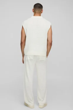 boohooMAN Jogger tricoté coupe régulière<Homme Maille|Mailles