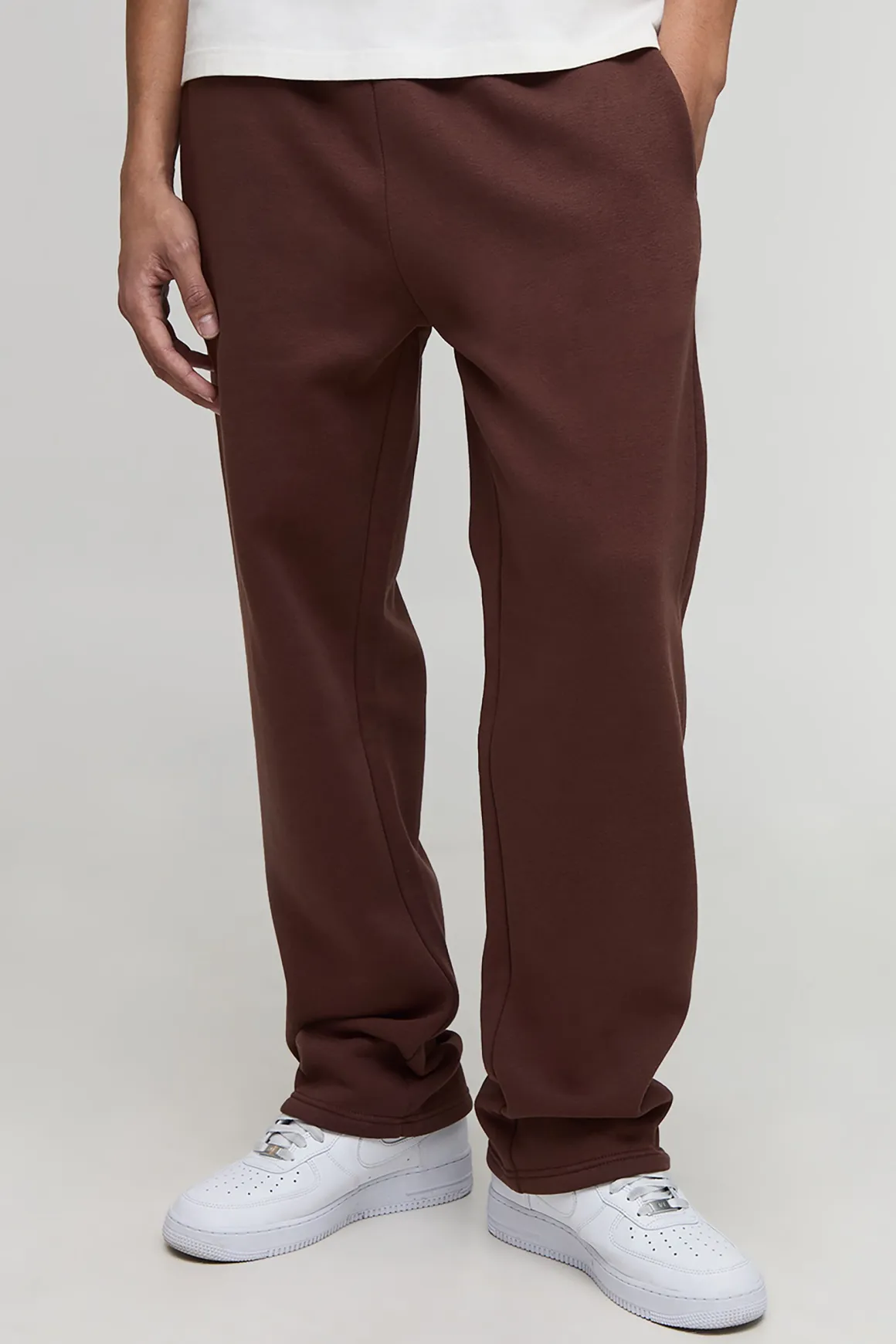 Jogger uni à coupe droite