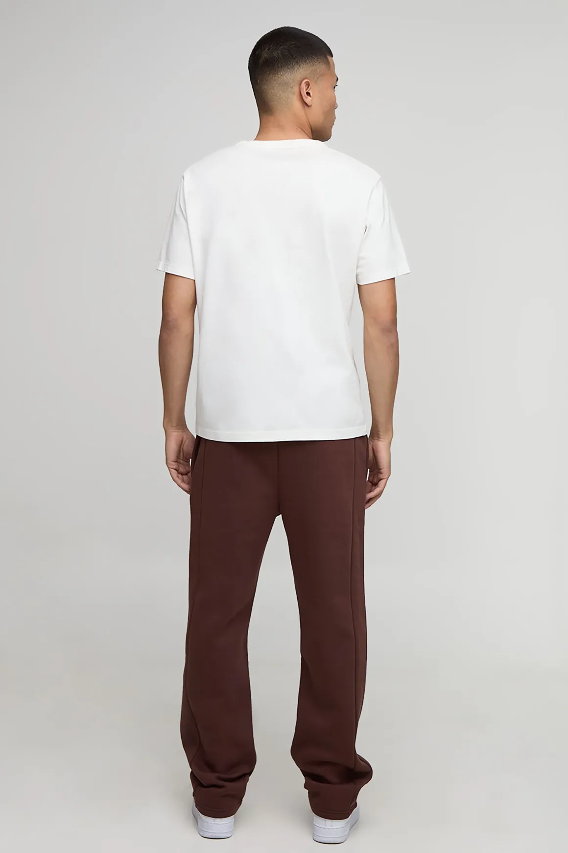 Jogger uni à coupe droite