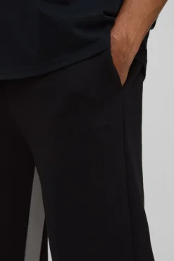 boohooMAN Joggeurs à coupe décontractée, évasés et avec empiècement<Homme Jogging|Tout Afficher