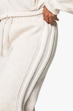 Joggeurs grande taille à bande latérale et à taille élastiquée