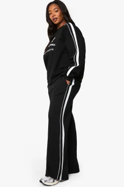 Joggeurs à jambes larges Plus Side Stripe