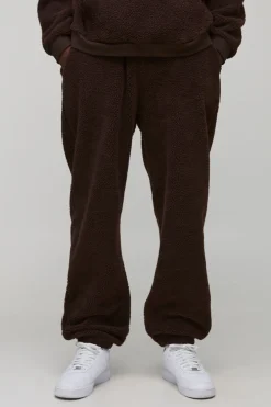 Joggeurs oversize brodés BHM synthétique pour grandes tailles