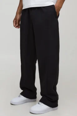 Joggeurs pour homme premium en tissu épais avec lettrage et coupe ample